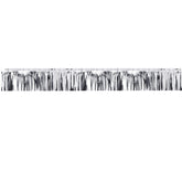 Silver Metallic Fringe Banner